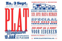 Minifestival PLAT: 10 jaar ‘De Plataan’