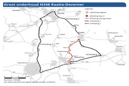 Wegwerkzaamheden N348