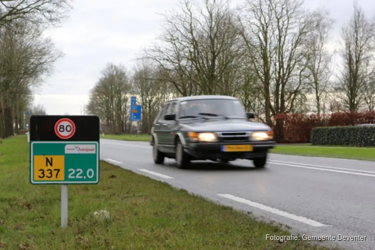 N337 Zwolle-Wijhe weer open vanaf 4 mei