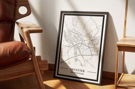Deventer krijgt een eigen stadskaart in minimalistische stijl