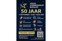 Jubileum Festival Volkssterrenwacht Bussloo op 7 september
