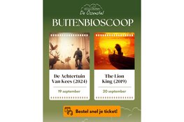 Silent buitenbioscoop in de bossen bij Epe