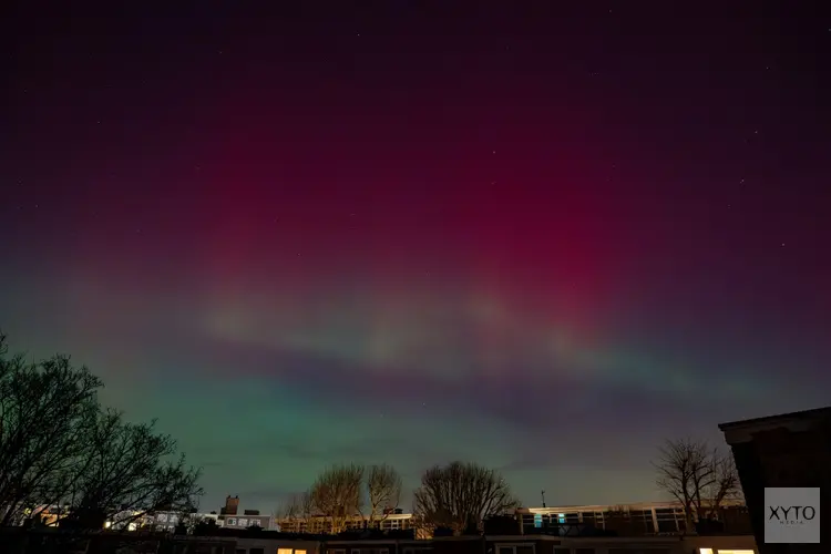 Noorderlicht zichtbaar in groot deel van Nederland