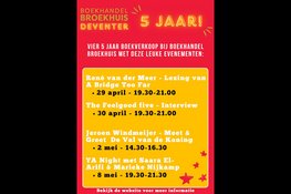 5 jaar Boekhandel Broekhuis in Deventer