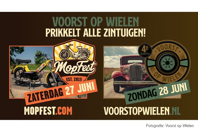 MopFest en Voorst op Wielen: twee oldtimerevenementen op één locatie in één weekend!